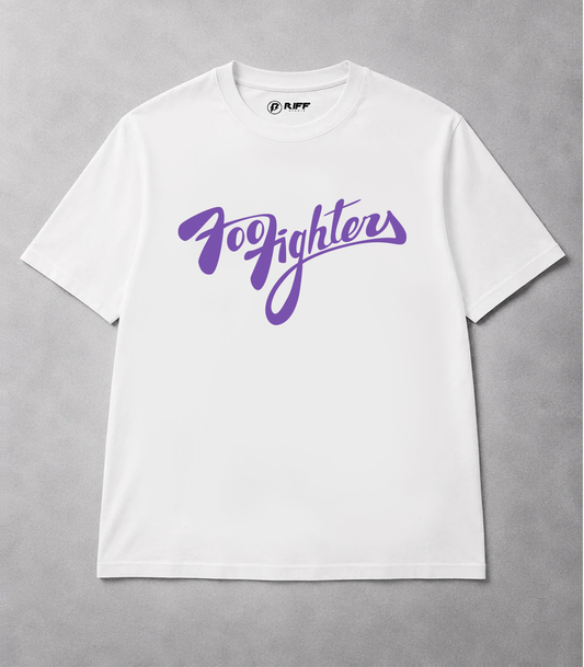 Camiseta FOO FIGHTERS branco RIFF STUDIO