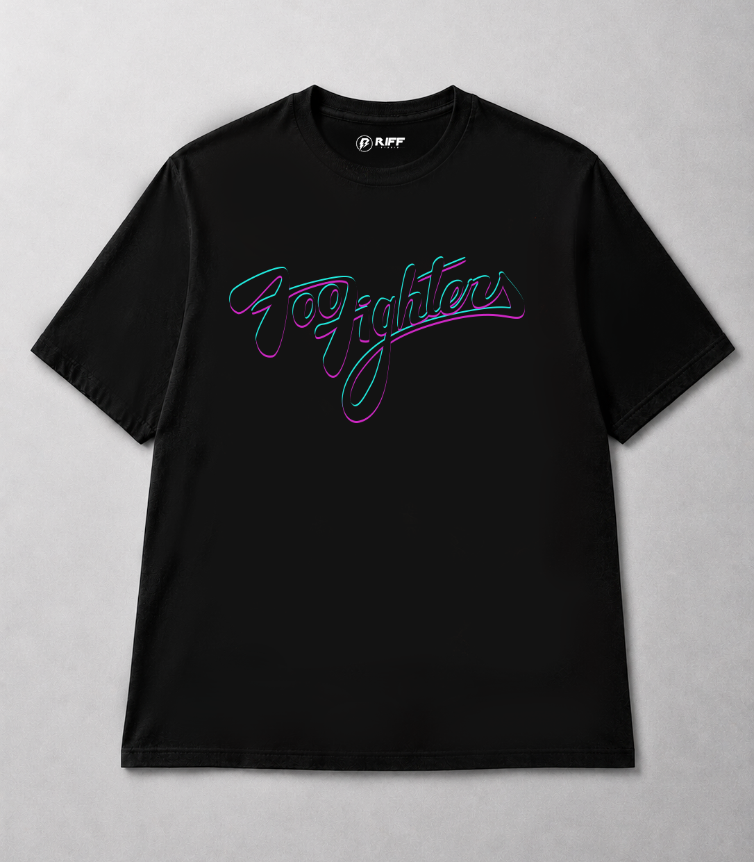 Camiseta FOO FIGHTERS preto RIFF STUDIO