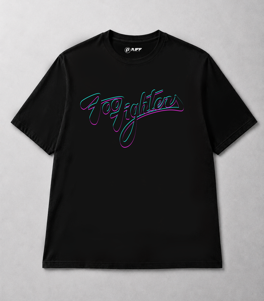 Camiseta FOO FIGHTERS preto RIFF STUDIO