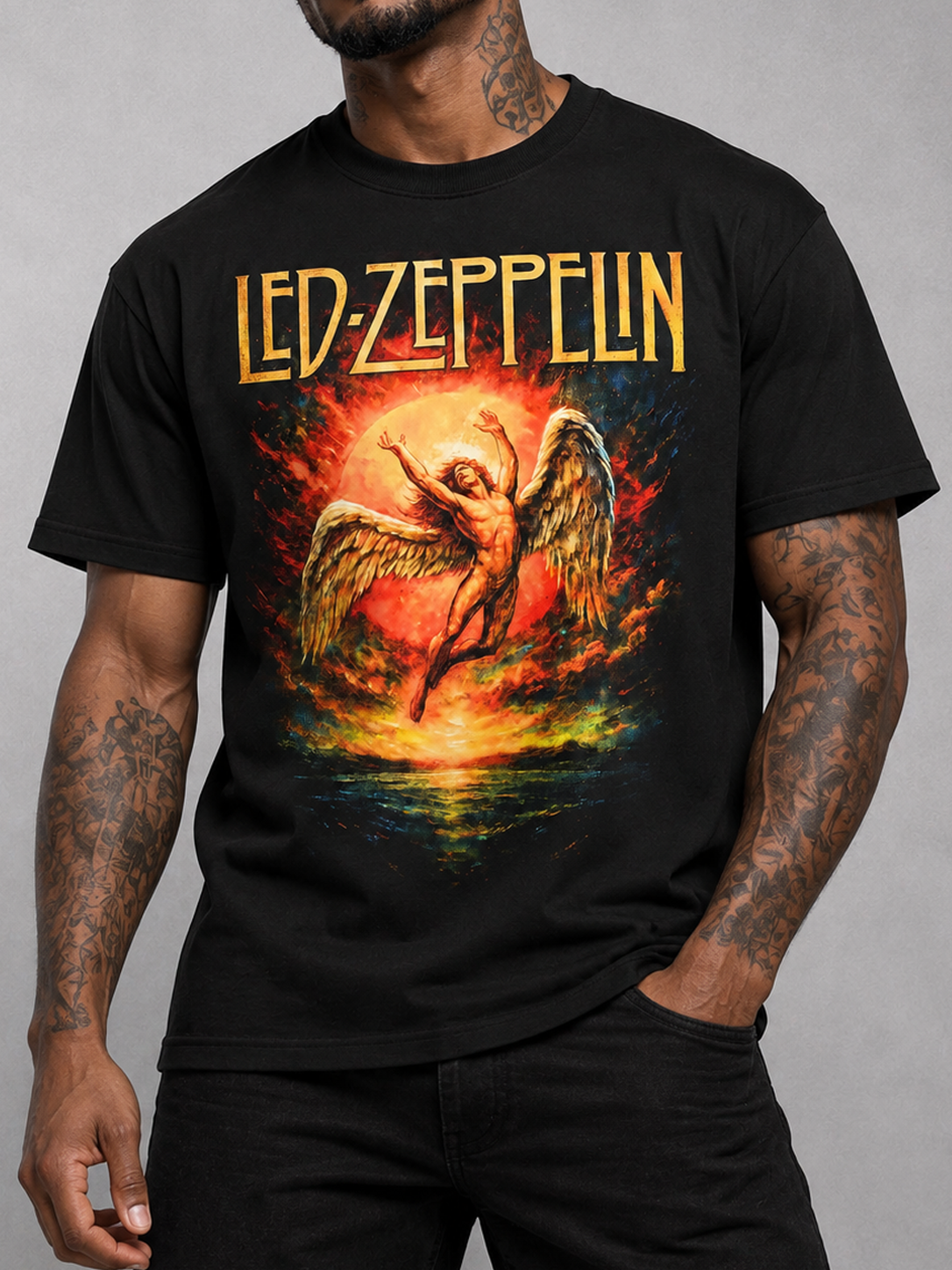 Camiseta Led Zeppelin Angel RIFF STUDIO
