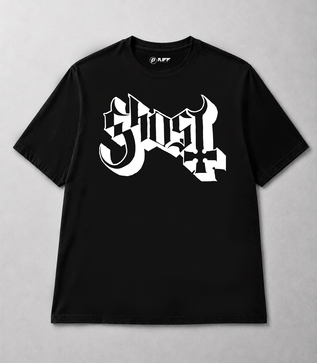 Camiseta GHOST preto RIFF STUDIO