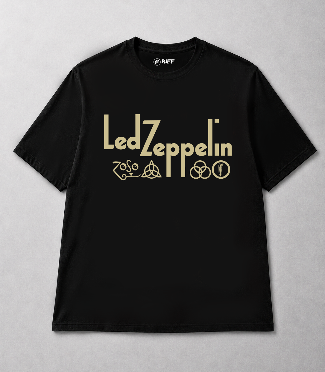 Camiseta LED ZEPPELIN Old preto RIFF STUDIO