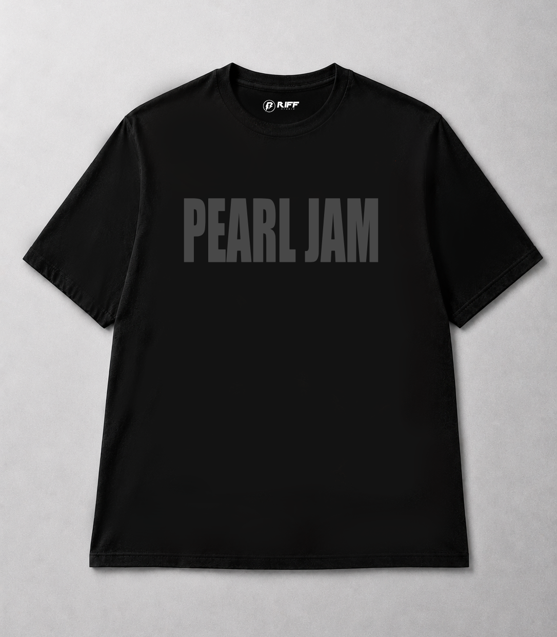 Camiseta PEARL JAM LOGO preto RIFF STUDIO