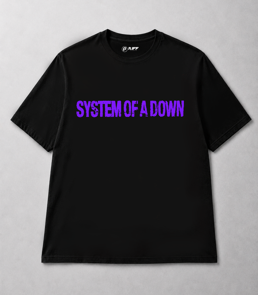 Camiseta SOAD preto RIFF STUDIO
