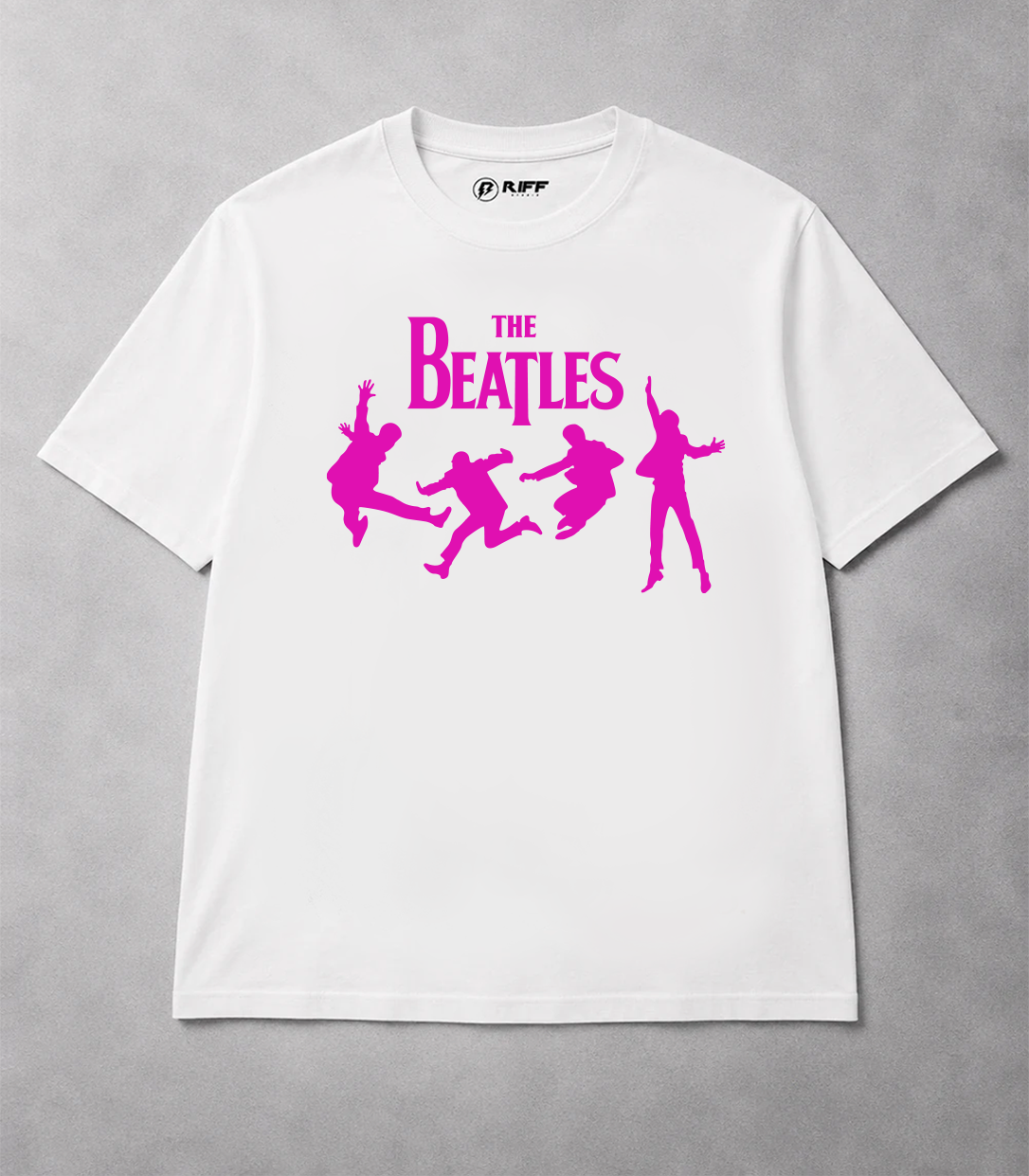 Camiseta THE BEATLES Jump branco RIFF STUDIO