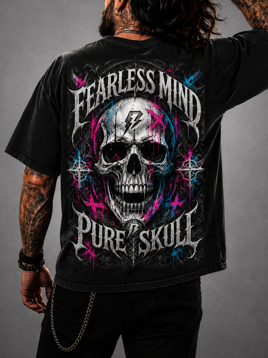 Camiseta Pure Skull Preta RIFF STUDIO