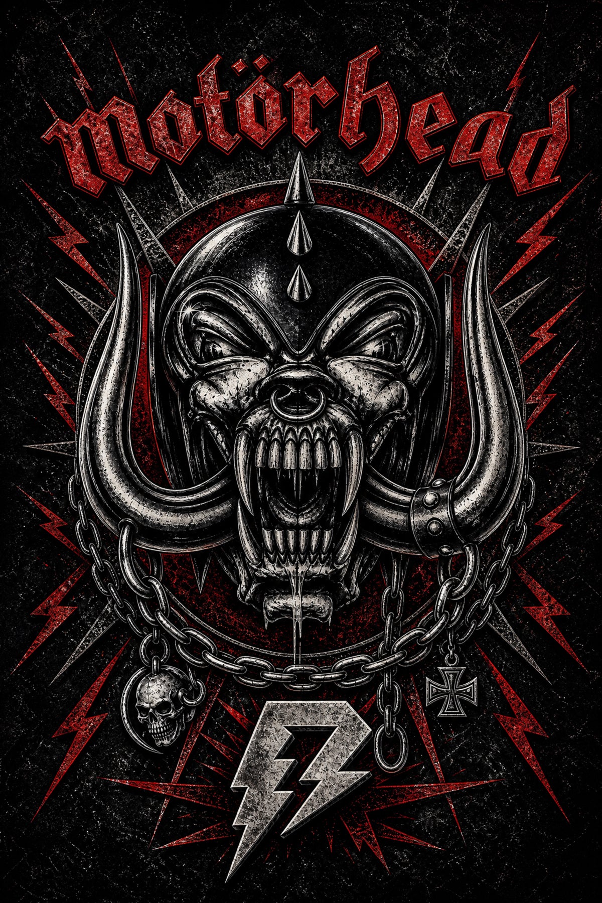 Camiseta Motorhead Preta RIFF STUDIO