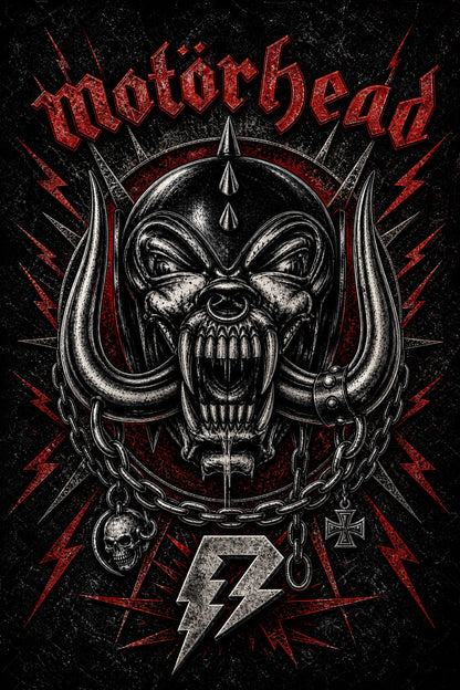 Camiseta Motorhead Preta RIFF STUDIO