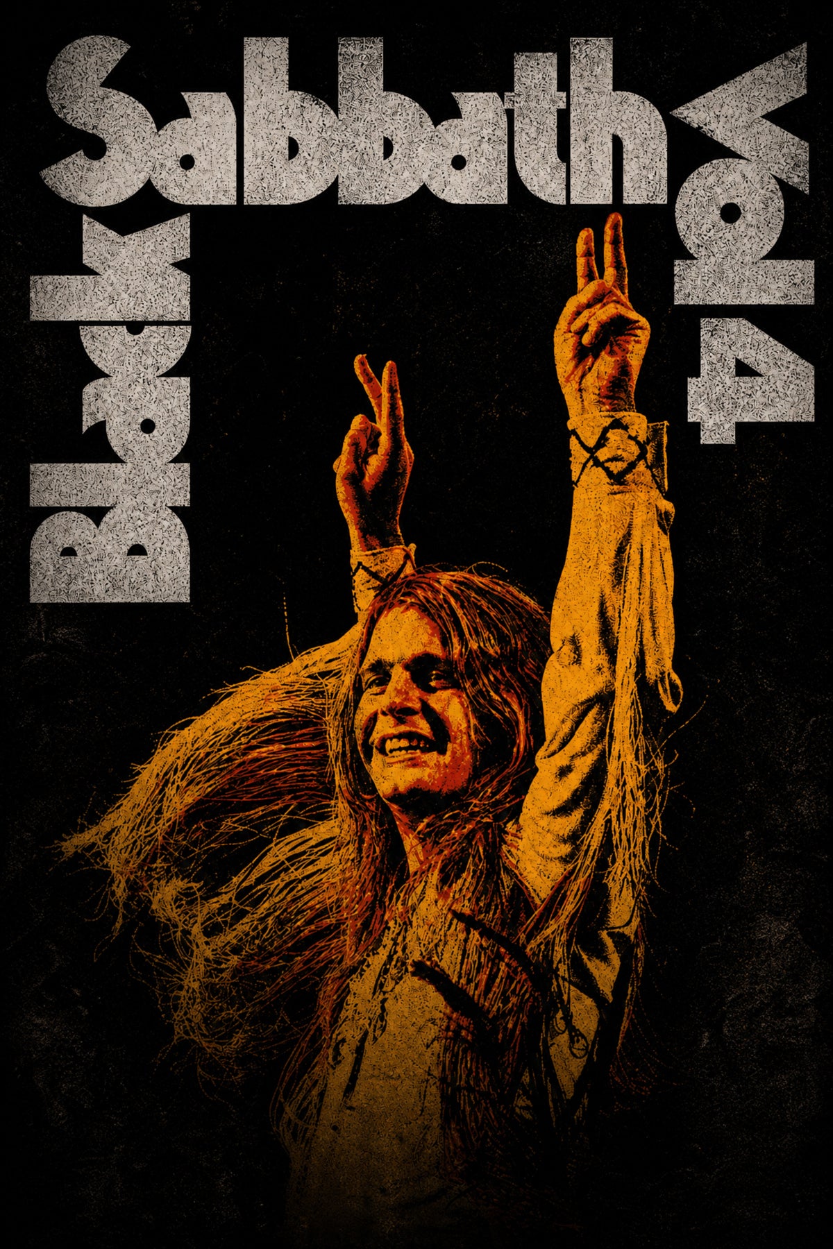 Camiseta Black Sabbath VOL4 Preta RIFF STUDIO