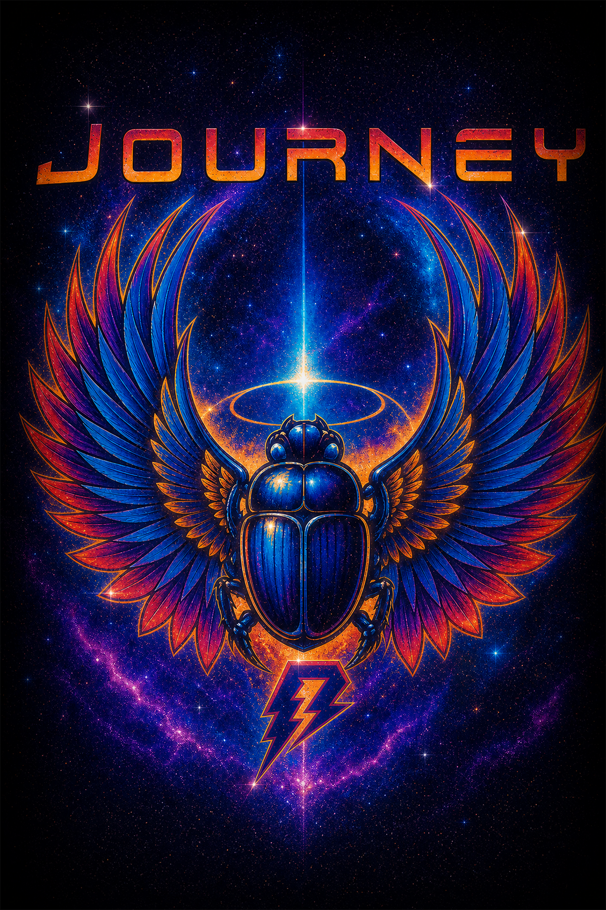 Camiseta Journey Preta RIFF STUDIO