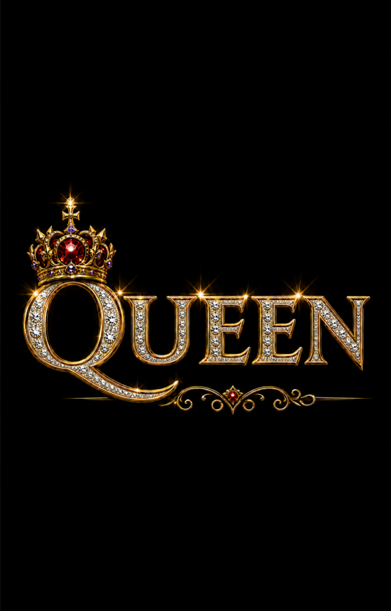 Camiseta Queen Preta RIFF STUDIO