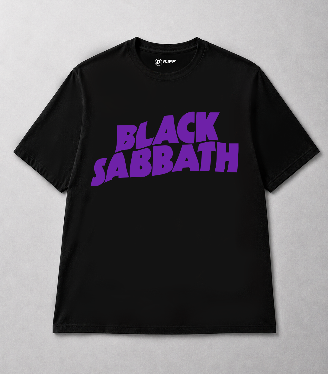 Camiseta BLACK SABBATH preta RIFF STUDIO
