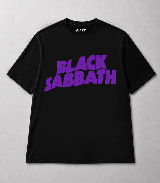 Camiseta BLACK SABBATH preta RIFF STUDIO