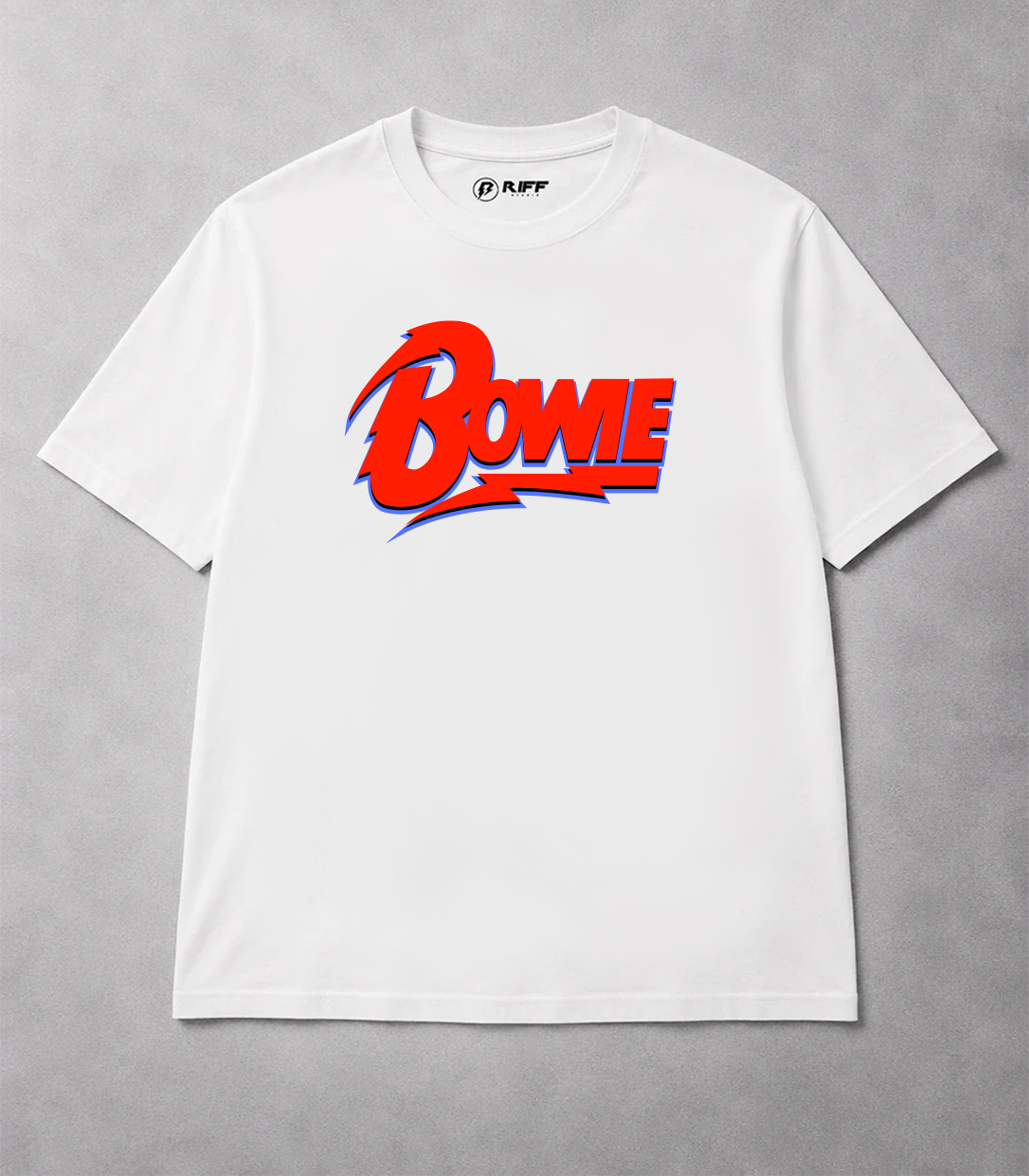 Camiseta BOWIE branca RIFF STUDIO