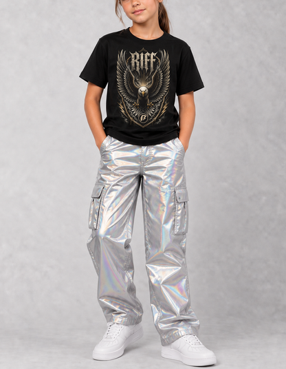 Camiseta Infantil Eagle Riff Preta RIFF STUDIO