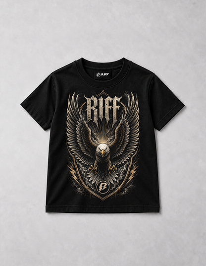 Camiseta Infantil Eagle Riff Preta RIFF STUDIO