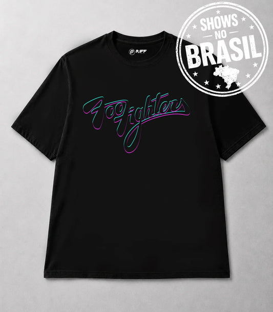Camiseta FOO FIGHTERS preto RIFF STUDIO