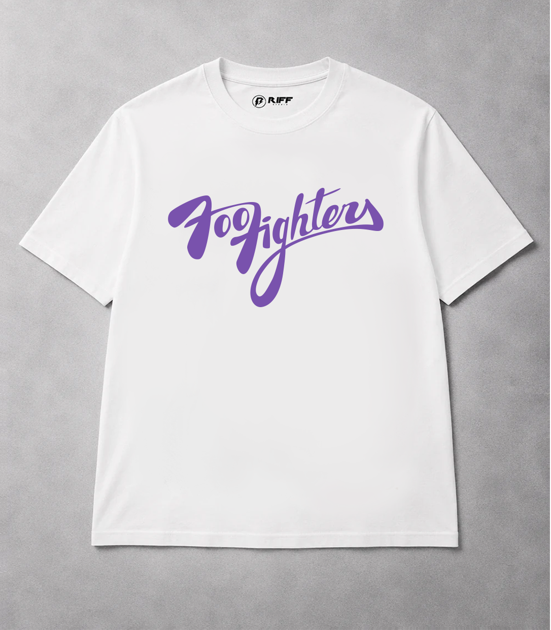 Camiseta FOO FIGHTERS branco RIFF STUDIO