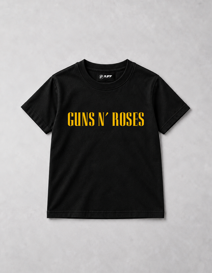 Camiseta Infantil Guns N' Roses Preta RIFF STUDIO