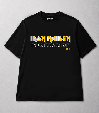 Camiseta IRON MAIDEN Powerslave 84 preto RIFF STUDIO