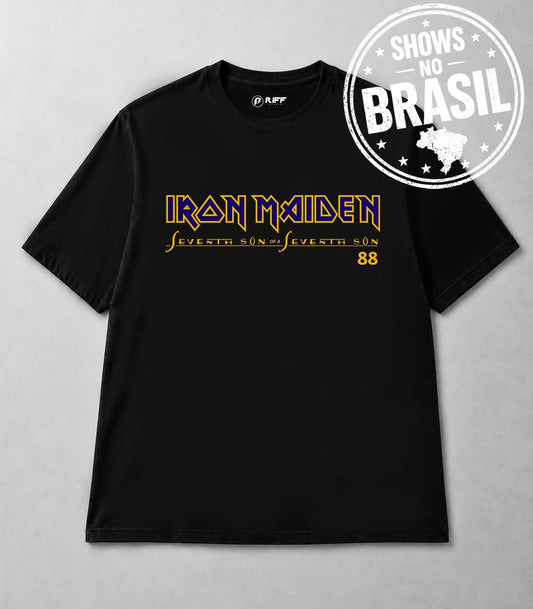 Camiseta IRON MAIDEN 7 Son 88 preto RIFF STUDIO