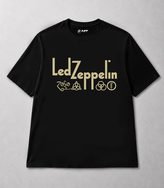 Camiseta LED ZEPPELIN Old preto RIFF STUDIO