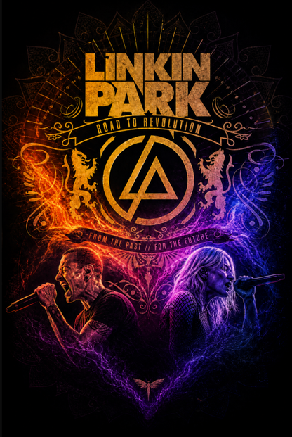 Camiseta Linkin Park From The Past For The Future Preta RIFF STUDIO