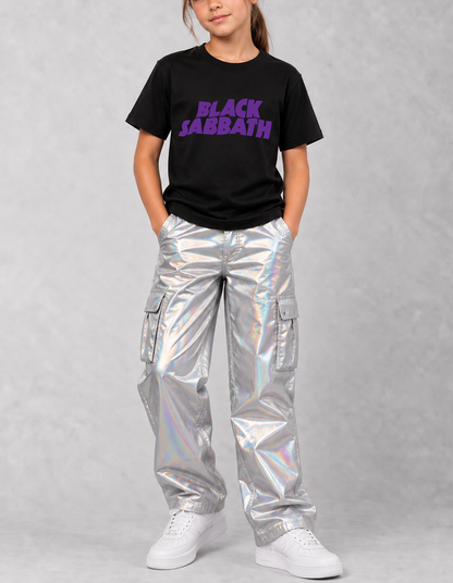 Camiseta Infantil Black Sabbath Preta RIFF STUDIO