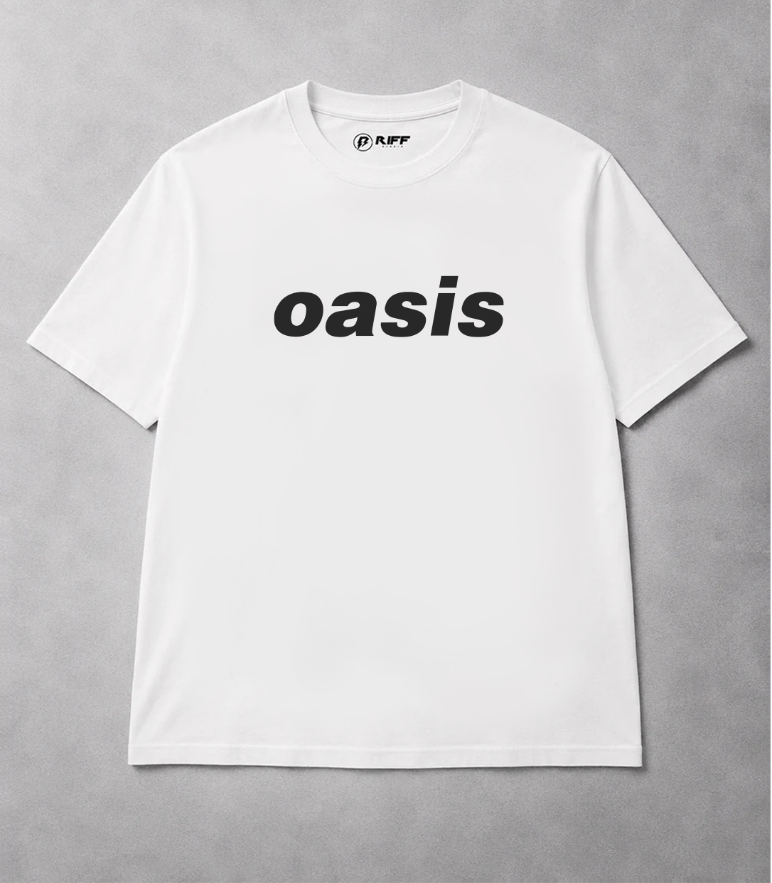 Camiseta OASIS branco RIFF STUDIO