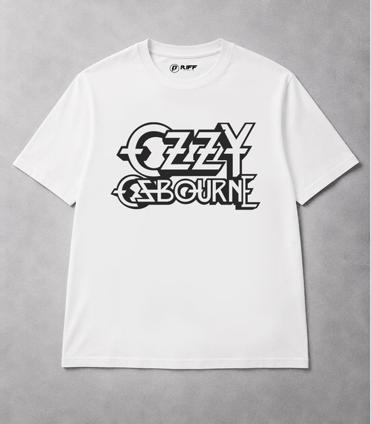 Camiseta OZZY OSBOURNE branco RIFF STUDIO