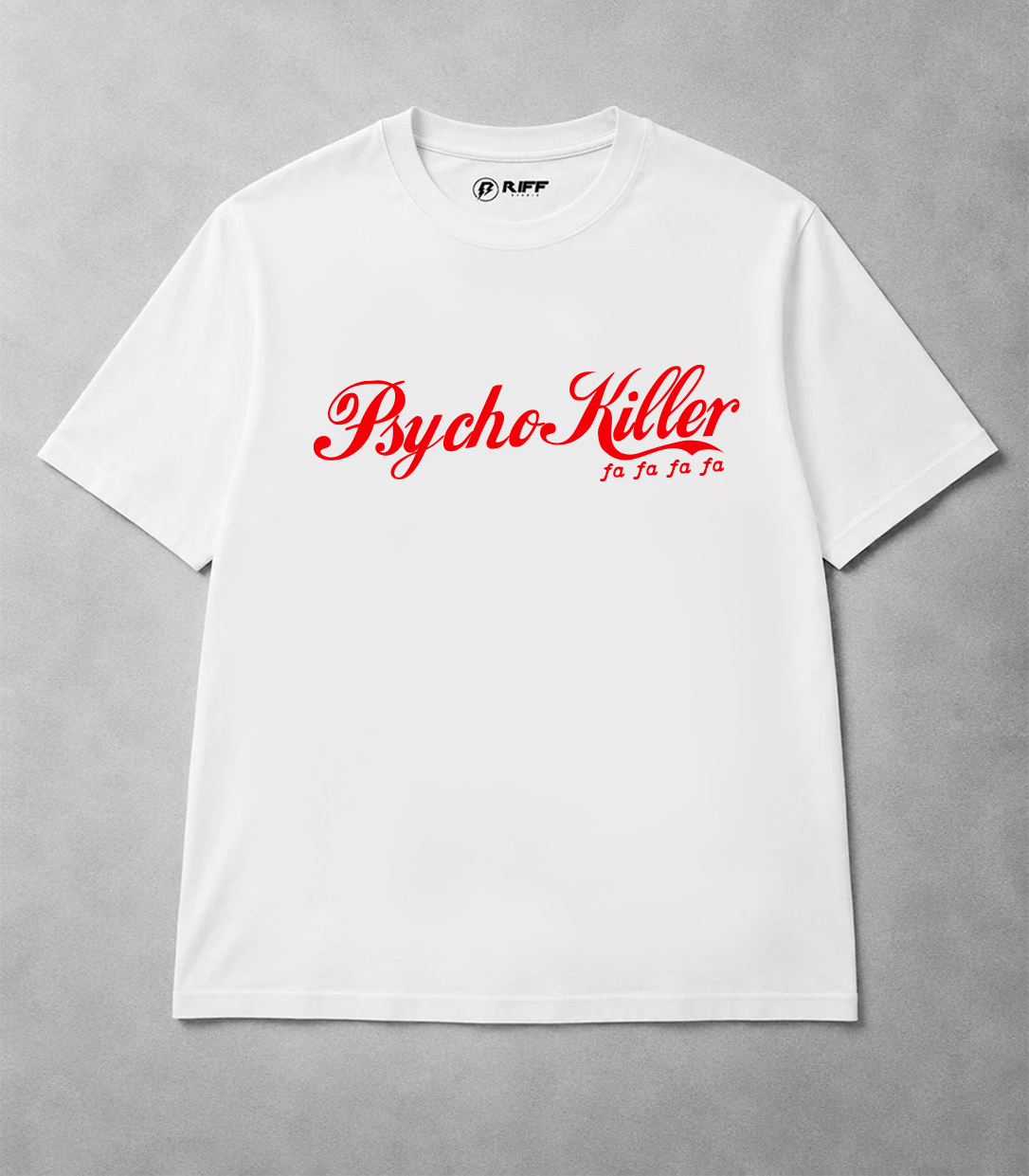 Camiseta PSYCHO KILLER branco RIFF STUDIO
