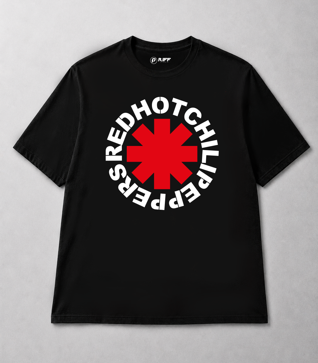 Camiseta RED HOT CHILLI PEPPERS preto RIFF STUDIO