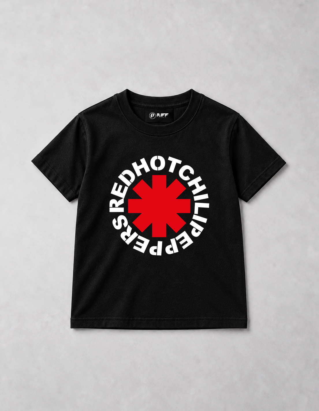 Camiseta Infantil Red Hot Chilli Peppers Preta RIFF STUDIO