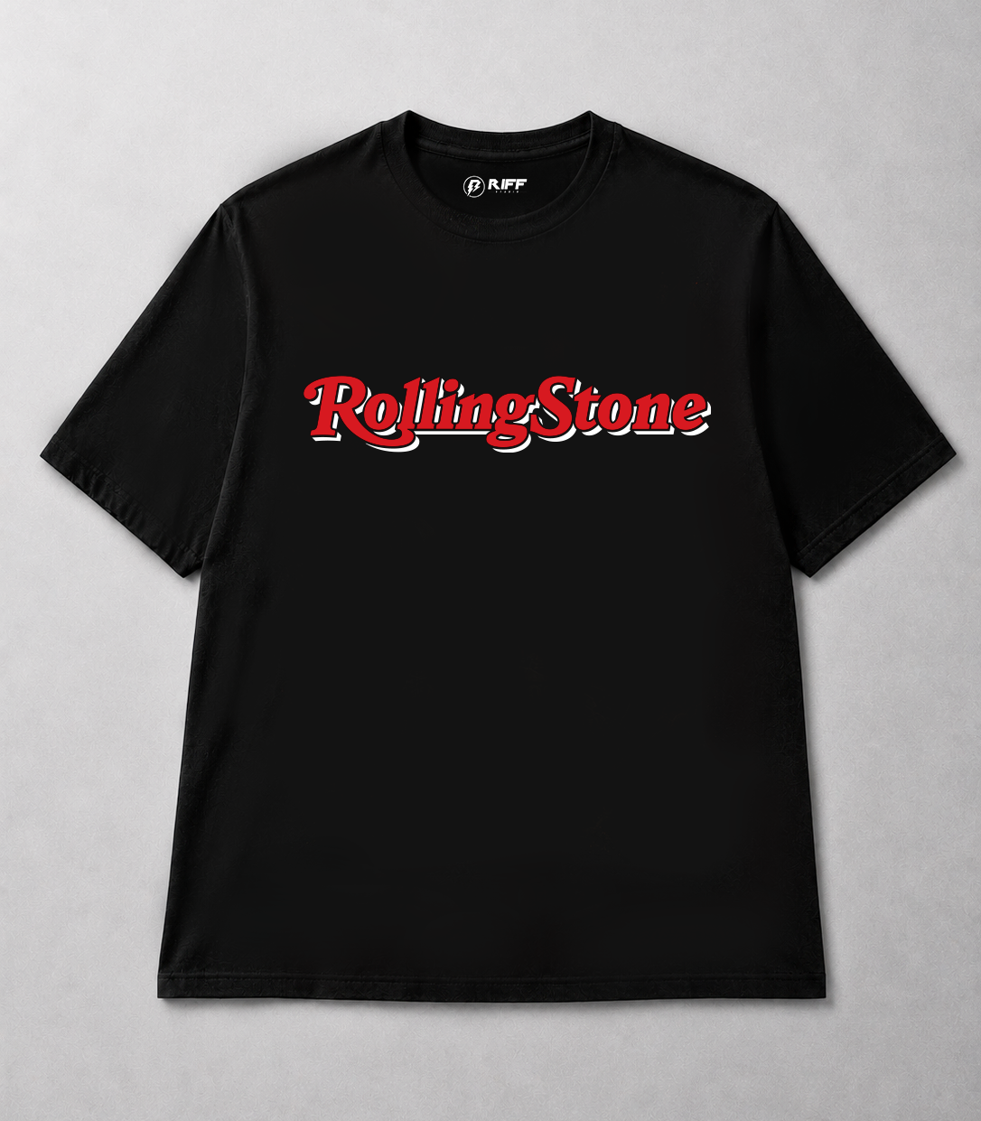 Camiseta ROLLING STONE preto RIFF STUDIO