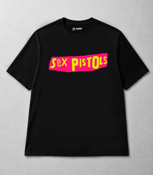 Camiseta SEX PISTOLS preto RIFF STUDIO