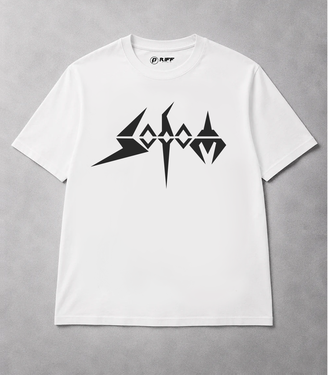 Camiseta SODOM branco RIFF STUDIO