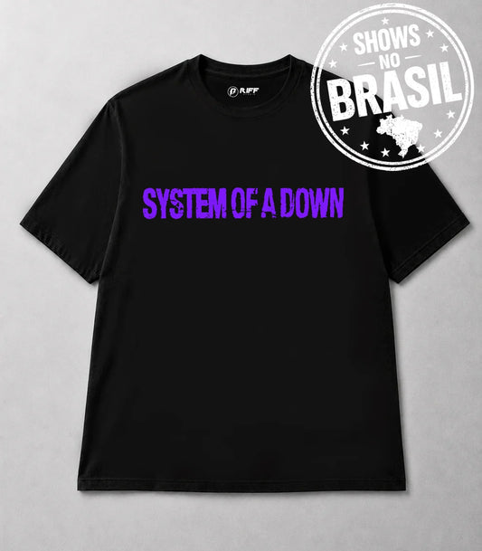 Camiseta SOAD preto RIFF STUDIO