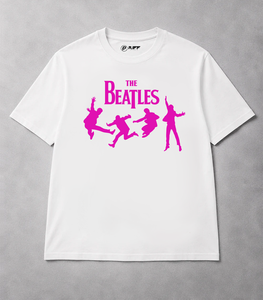 Camiseta THE BEATLES Jump branco RIFF STUDIO