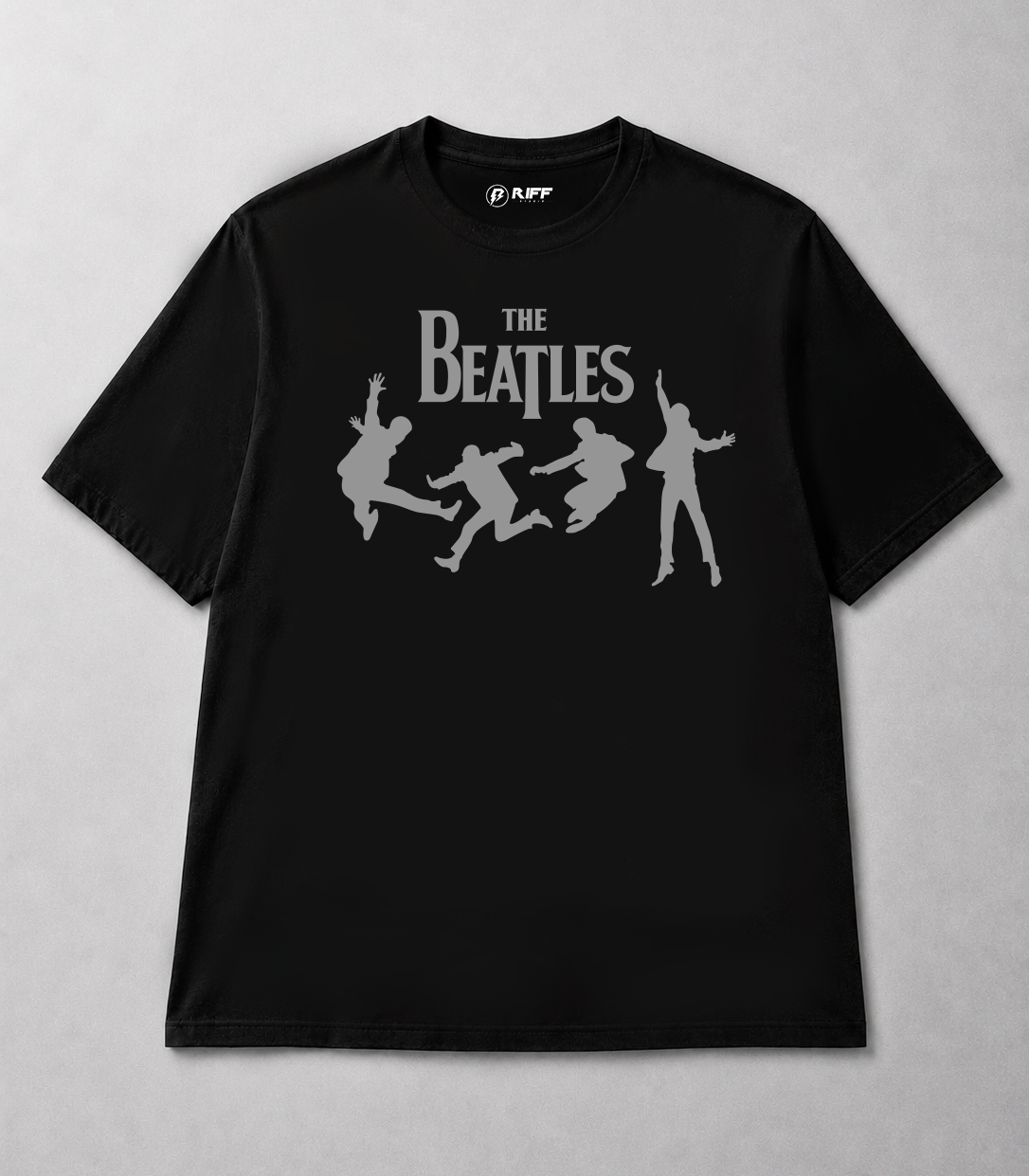 Camiseta THE BEATLES Jump preto RIFF STUDIO