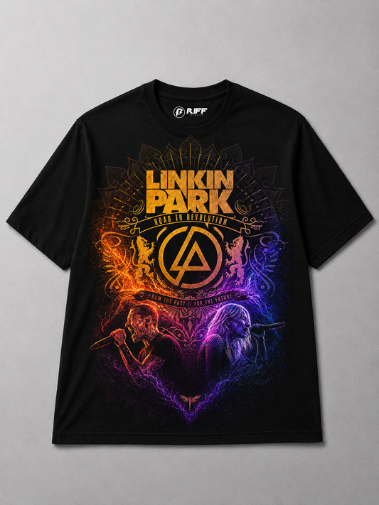 Camiseta Linkin Park From The Past For The Future Preta RIFF STUDIO