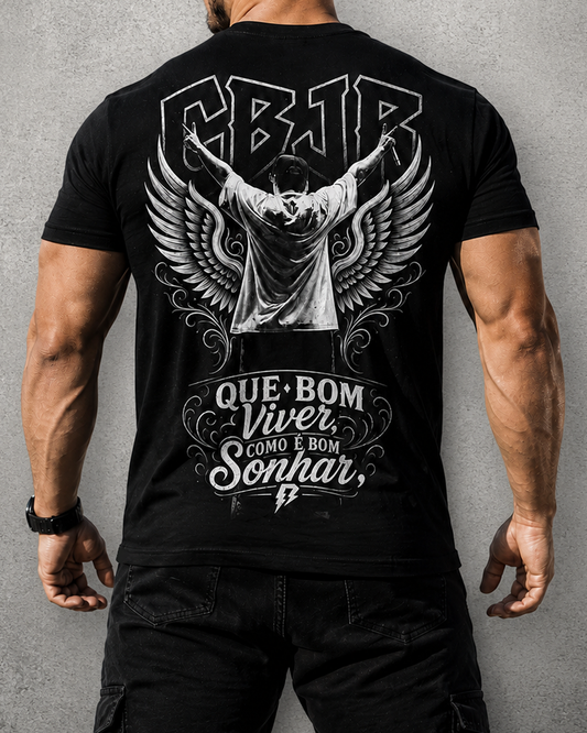 Camiseta Charlie Brown Jr Chorão Preta RIFF STUDIO