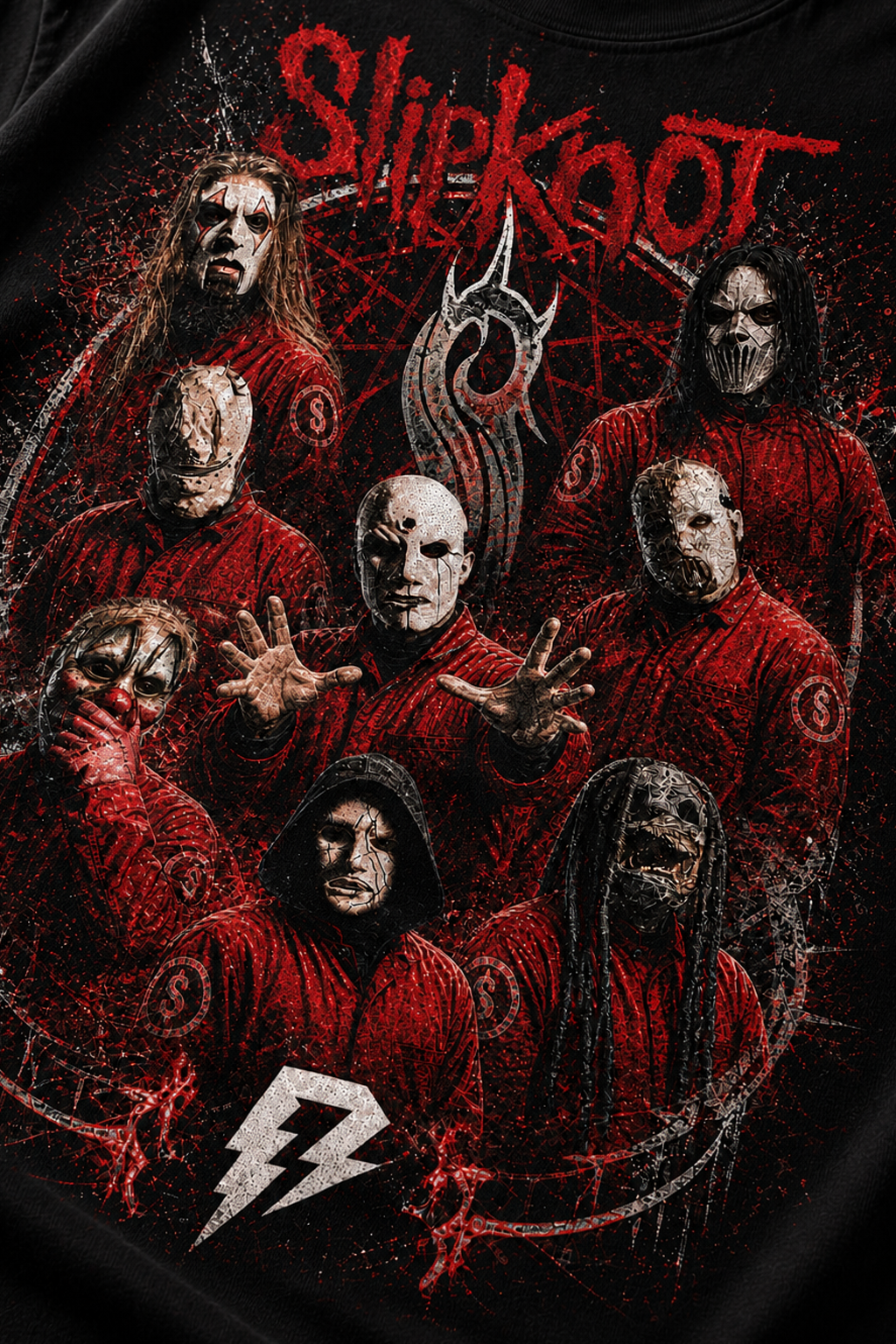 Camiseta Slipknot (sic)est Stadium Preta RIFF STUDIO