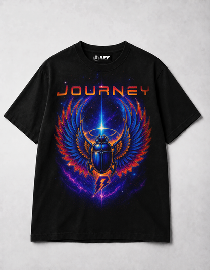 Camiseta Journey Preta RIFF STUDIO