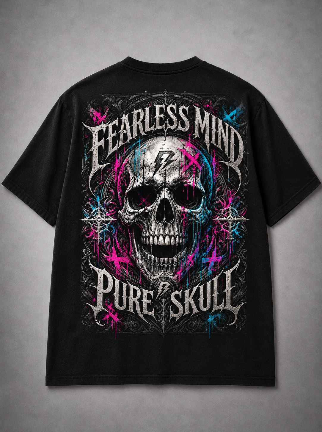 Camiseta Pure Skull Preta RIFF STUDIO