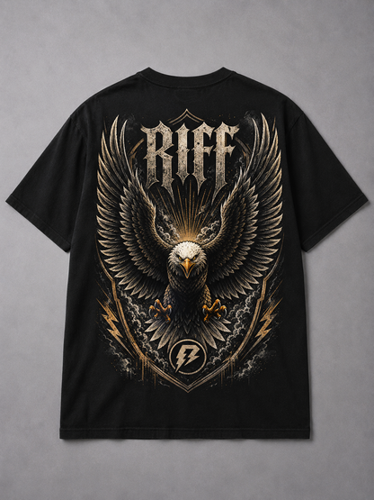 Camiseta Eagle Riff Preta RIFF STUDIO