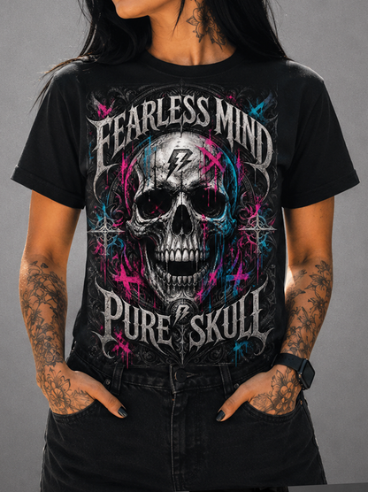 Camiseta Pure Skull Preta RIFF STUDIO