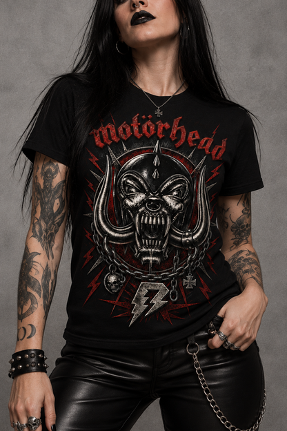 Camiseta Motorhead Preta RIFF STUDIO