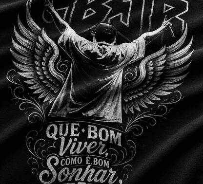 Camiseta Charlie Brown Jr Chorão Preta RIFF STUDIO
