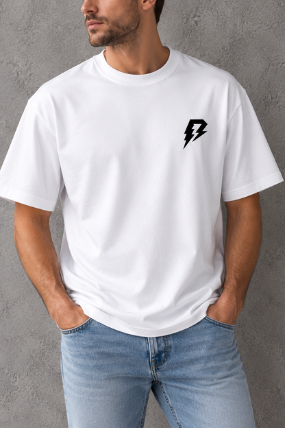 RIFF STUDIO Camiseta Branca Raio Bolso