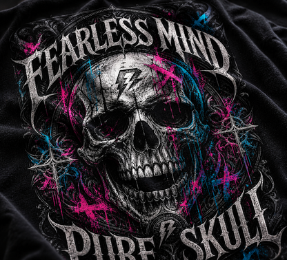 Camiseta Pure Skull Preta RIFF STUDIO